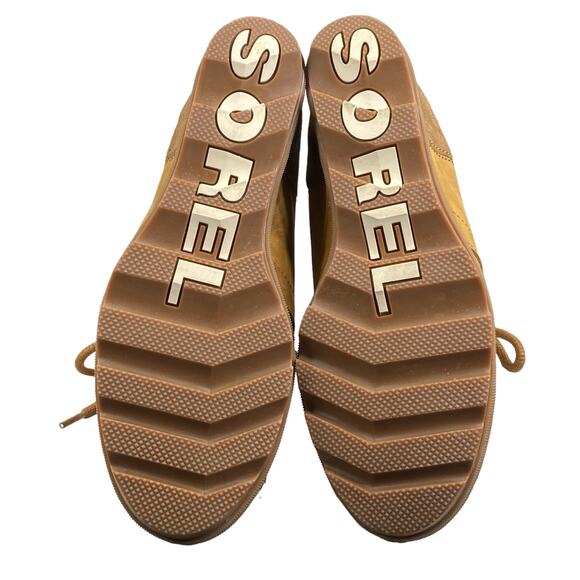 Sorel Women’s Joan Of Arctic Wedge II Brown Shearling Boots Size US 11 - Picture 9 of 10
